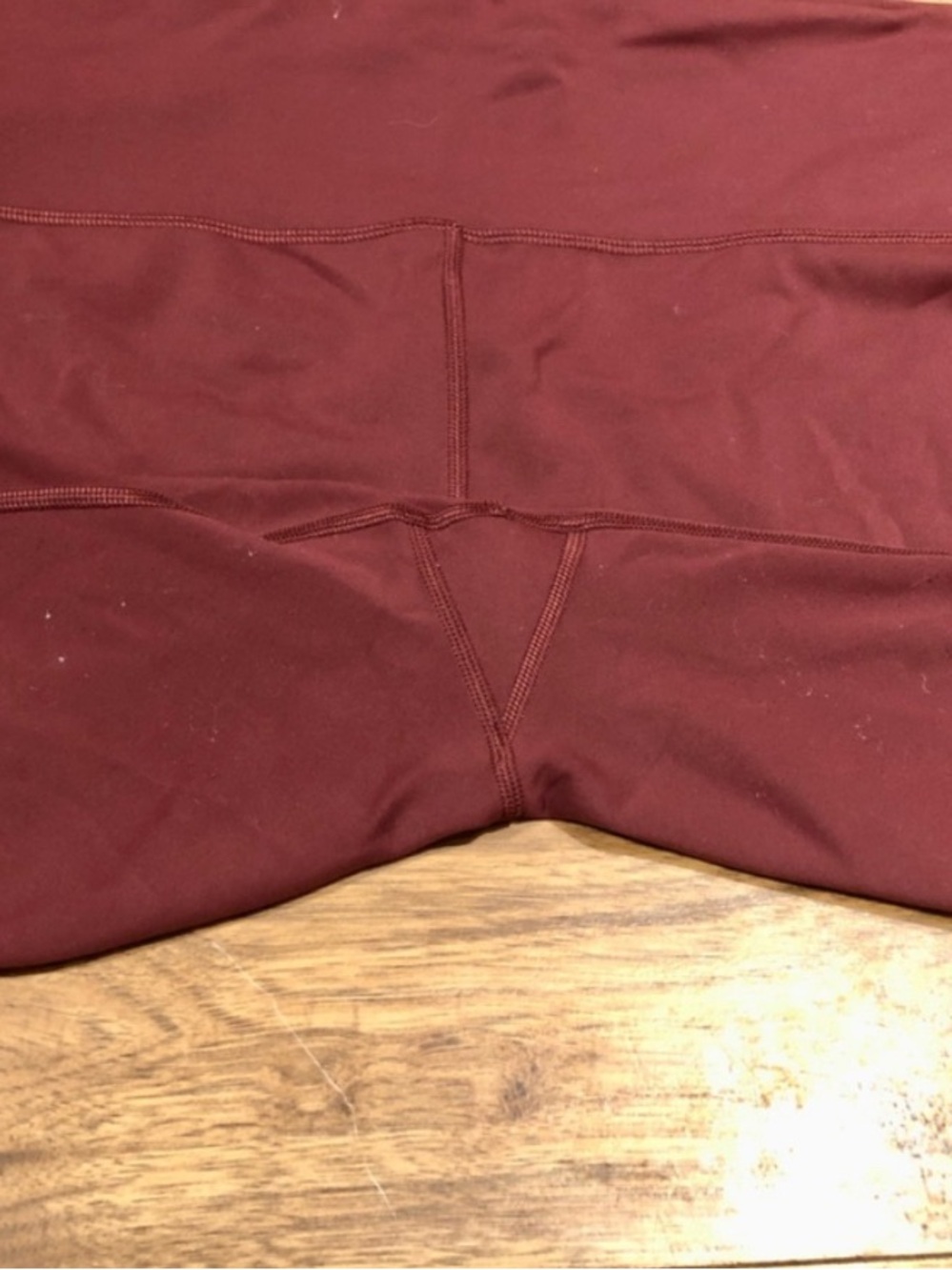 Lululemon Athletica Wunder Train Burgundy High-Rise Shorts - Picture 8 of 10
